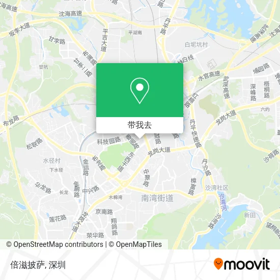 倍滋披萨地图