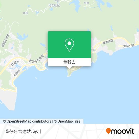 背仔角雷达站地图