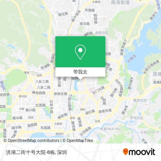 洪湖二街十号大院-8栋地图