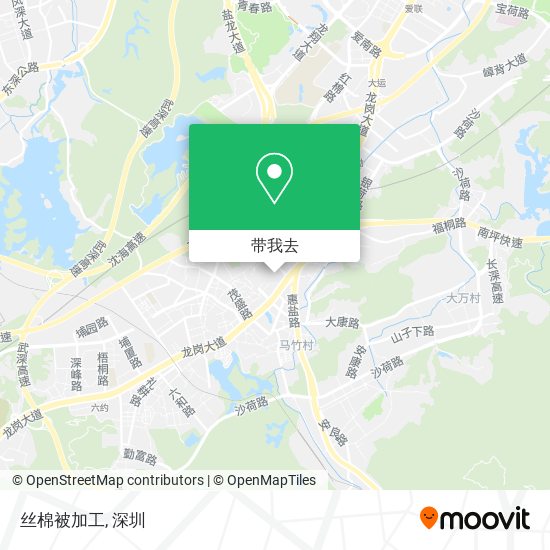 丝棉被加工地图