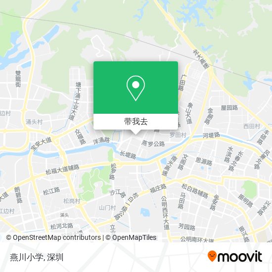 燕川小学地图