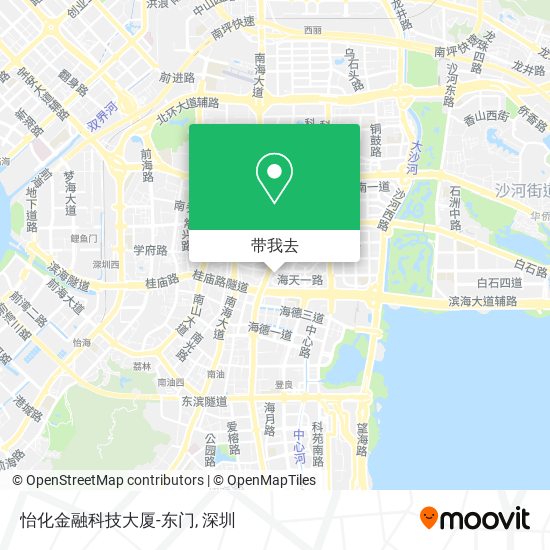 怡化金融科技大厦-东门地图