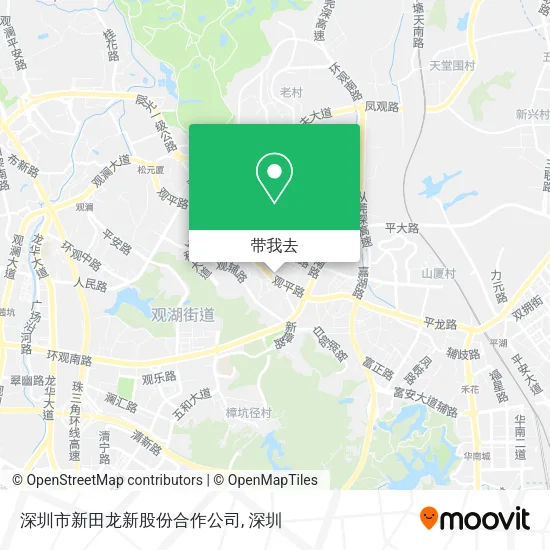 深圳市新田龙新股份合作公司地图
