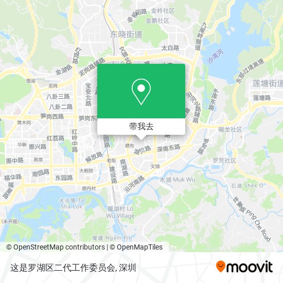 这是罗湖区二代工作委员会地图