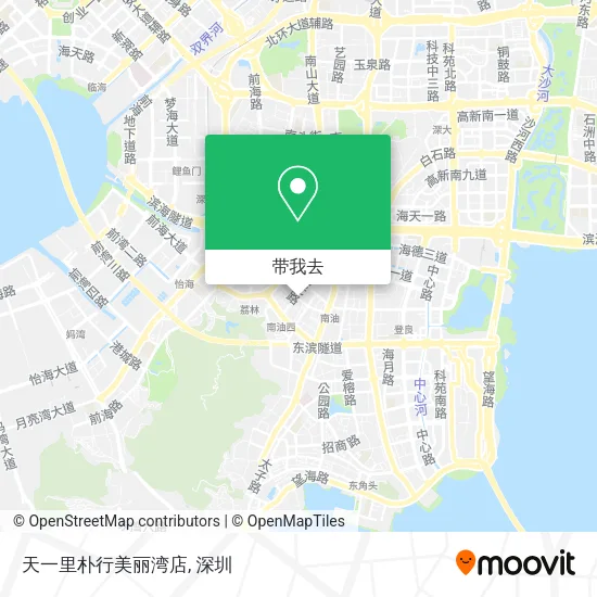 天一里朴行美丽湾店地图