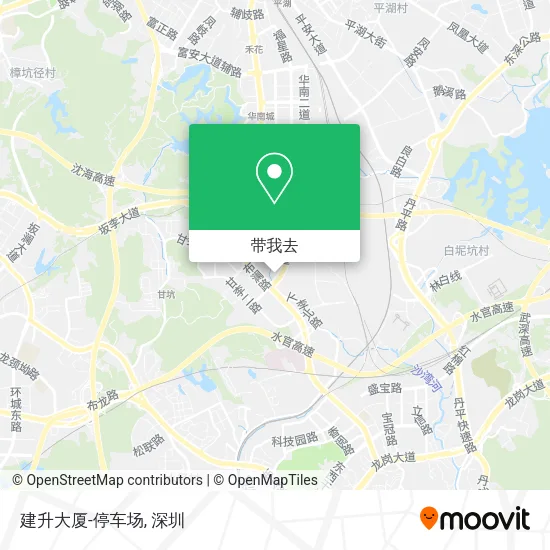 建升大厦-停车场地图