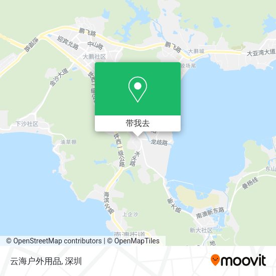 云海户外用品地图