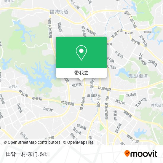 田背一村-东门地图