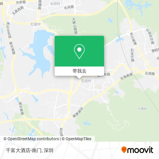 千富大酒店-南门地图