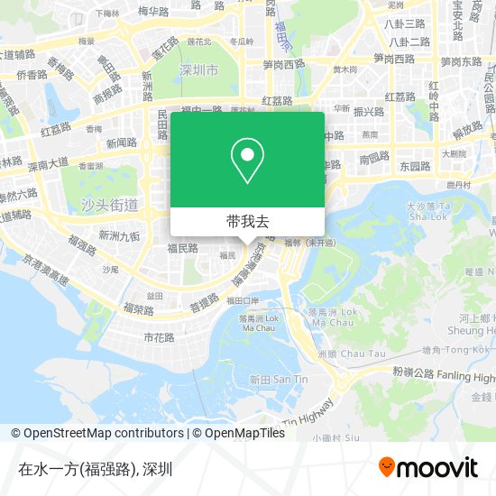 在水一方(福强路)地图