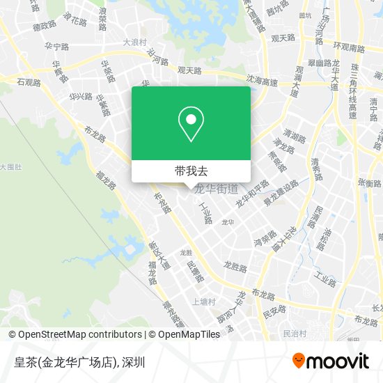 皇茶(金龙华广场店)地图