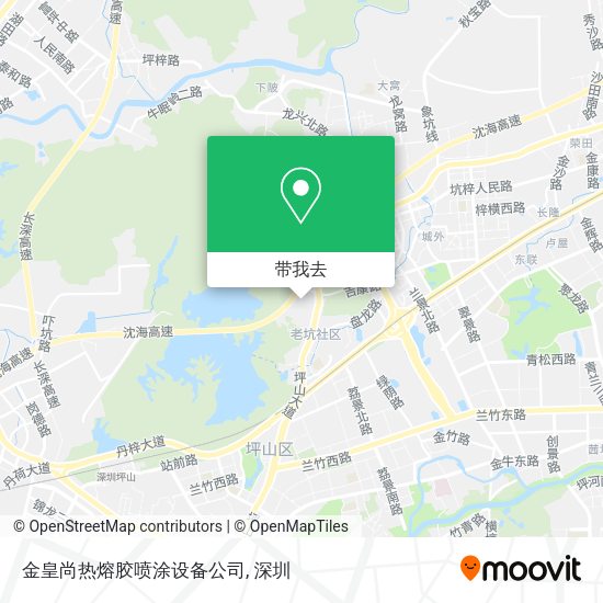 金皇尚热熔胶喷涂设备公司地图