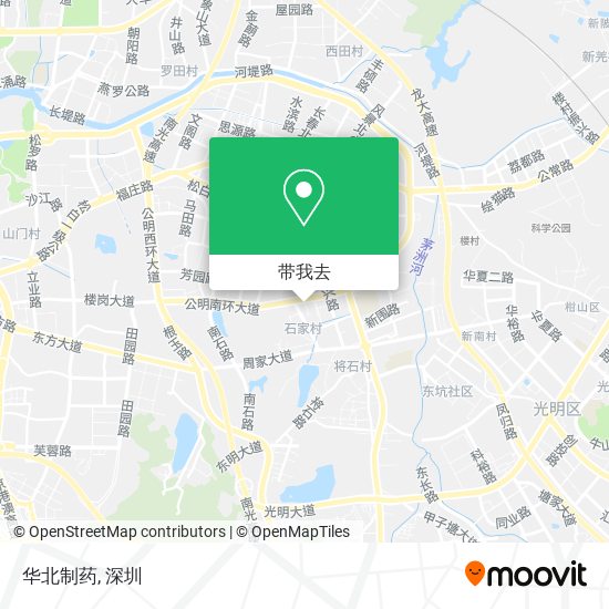 华北制药地图