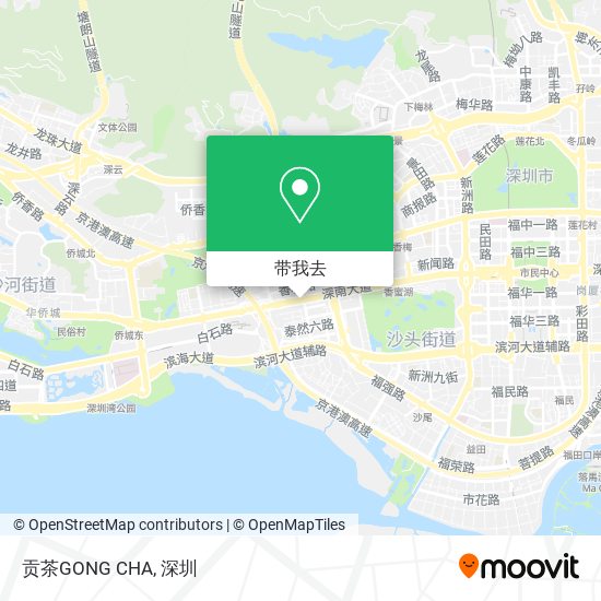 贡茶GONG CHA地图