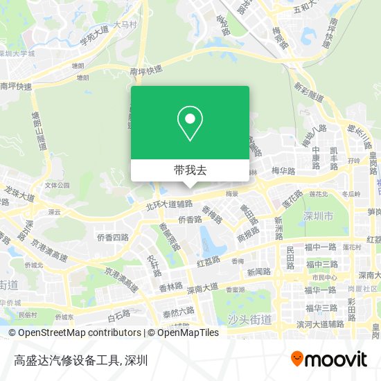 高盛达汽修设备工具地图