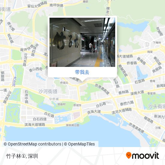 竹子林①地图