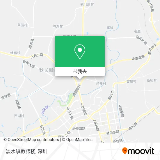 淡水镇教师楼地图