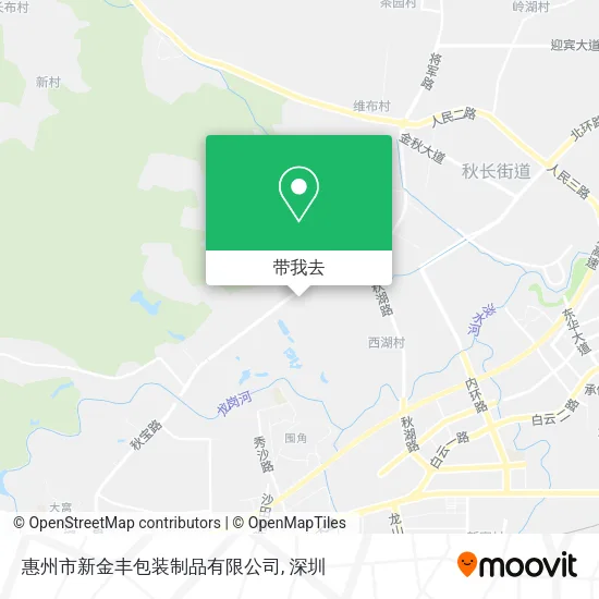 惠州市新金丰包装制品有限公司地图