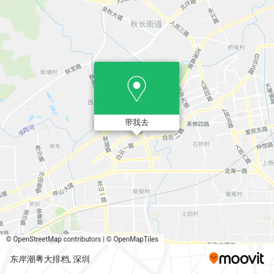 东岸潮粤大排档地图