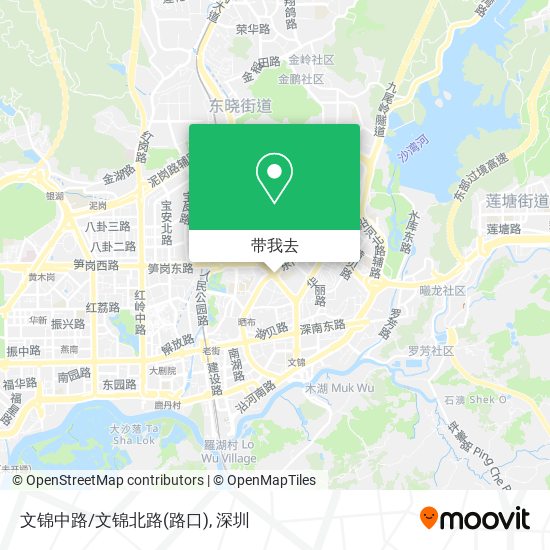 文锦中路/文锦北路(路口)地图