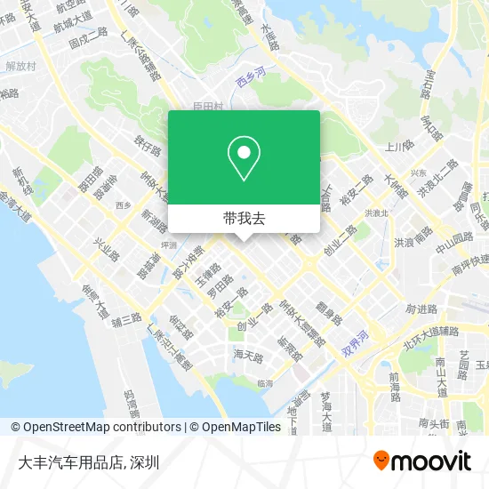 大丰汽车用品店地图