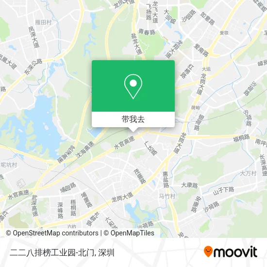 二二八排榜工业园-北门地图