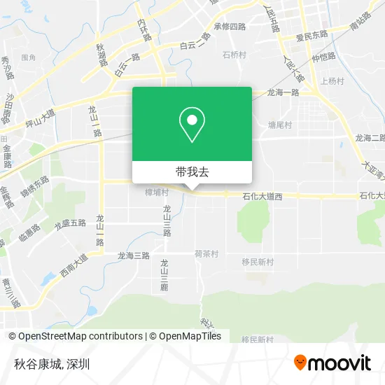秋谷康城地图