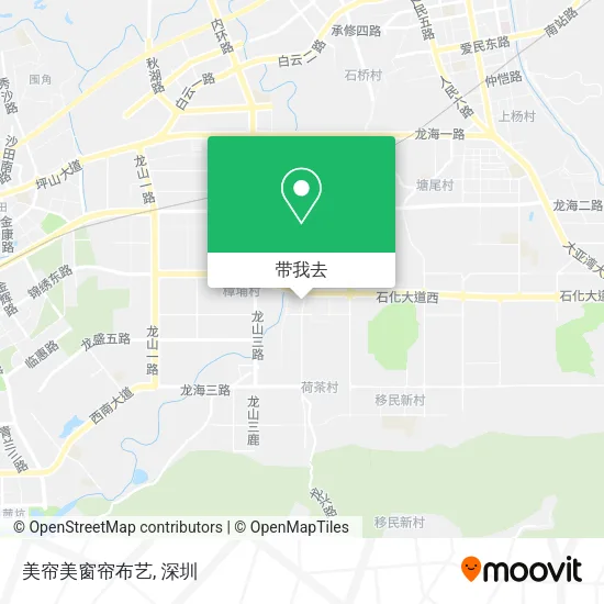 美帘美窗帘布艺地图