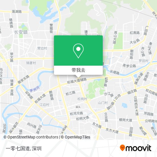 一零七国道地图