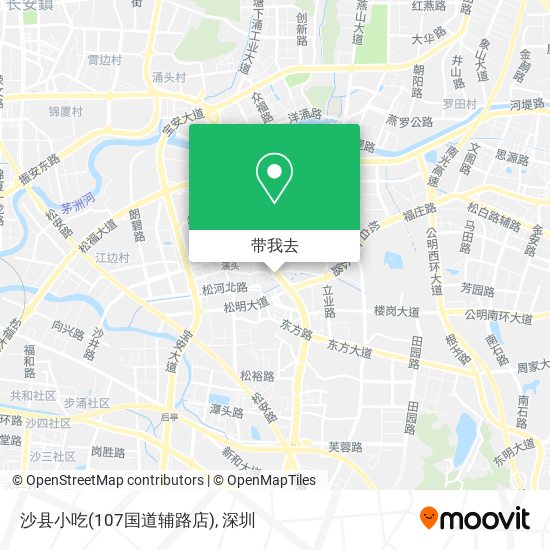 沙县小吃(107国道辅路店)地图