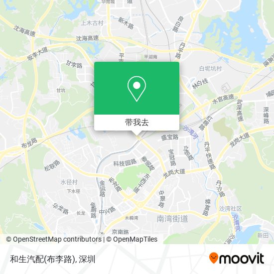 和生汽配(布李路)地图