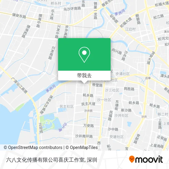 六八文化传播有限公司喜庆工作室地图