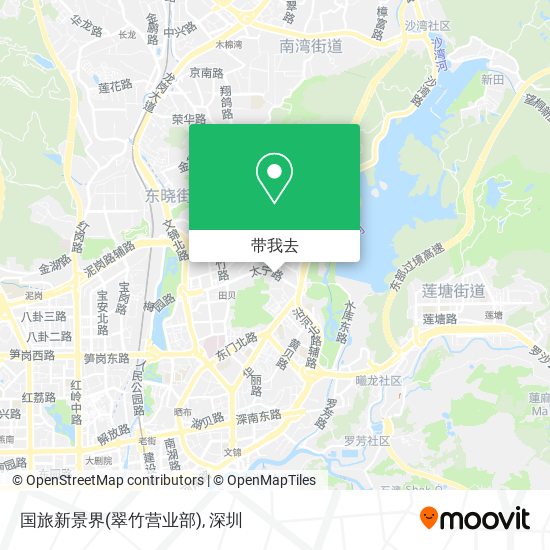 国旅新景界(翠竹营业部)地图