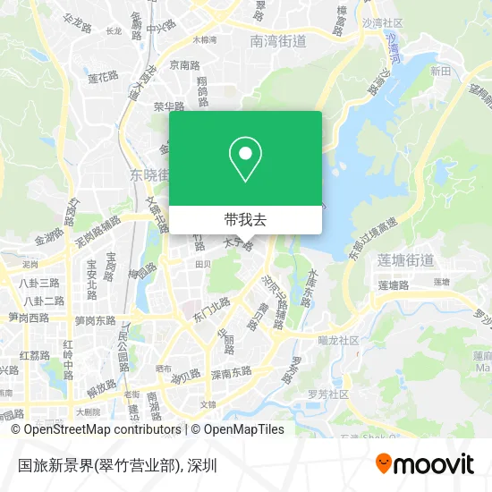 国旅新景界(翠竹营业部)地图