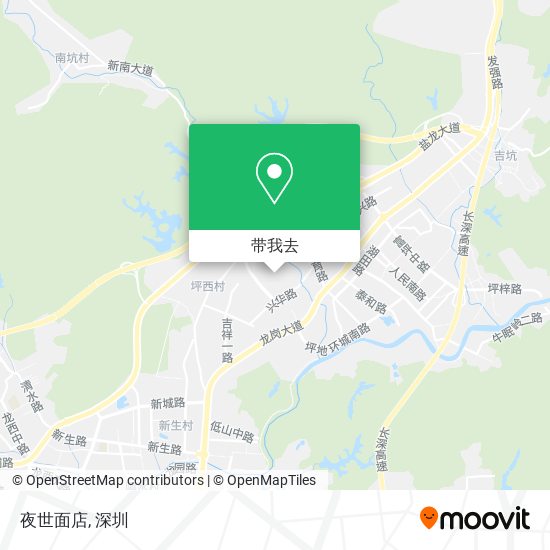 夜世面店地图