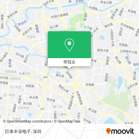 巨泰丰业电子地图