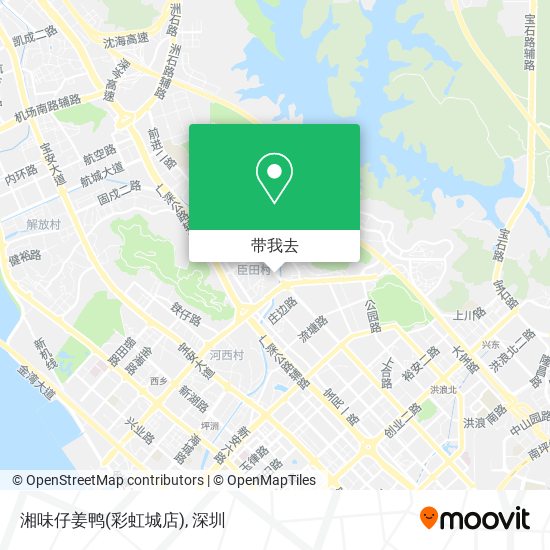 湘味仔姜鸭(彩虹城店)地图