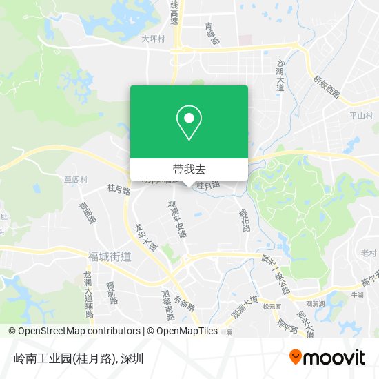 岭南工业园(桂月路)地图