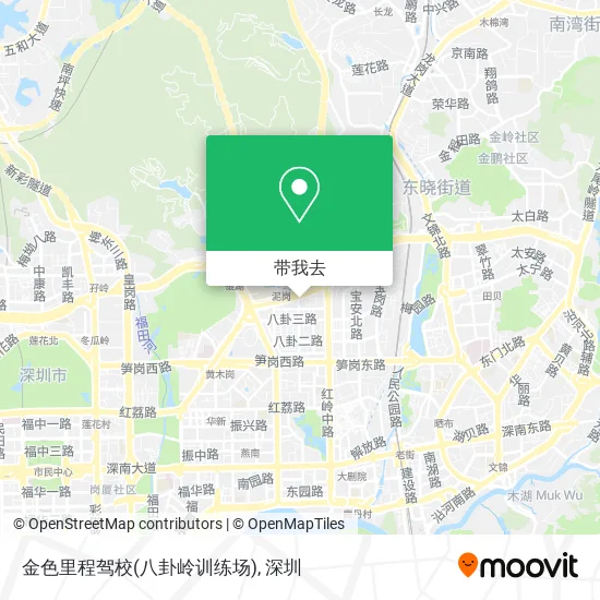金色里程驾校(八卦岭训练场)地图