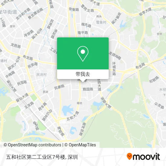 五和社区第二工业区7号楼地图