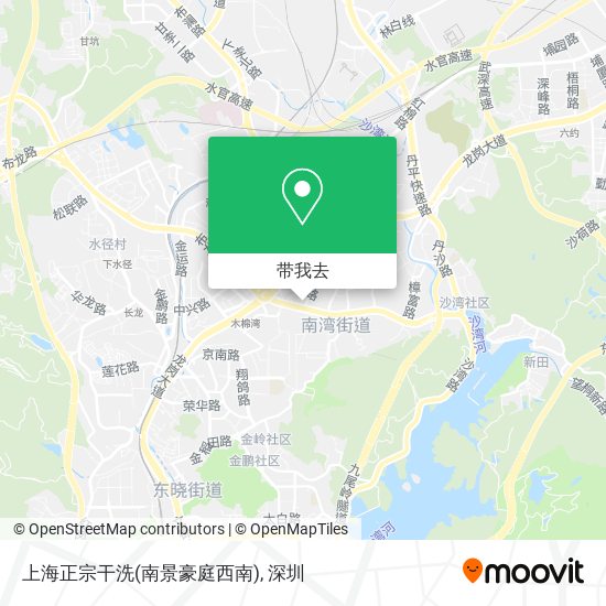 上海正宗干洗(南景豪庭西南)地图