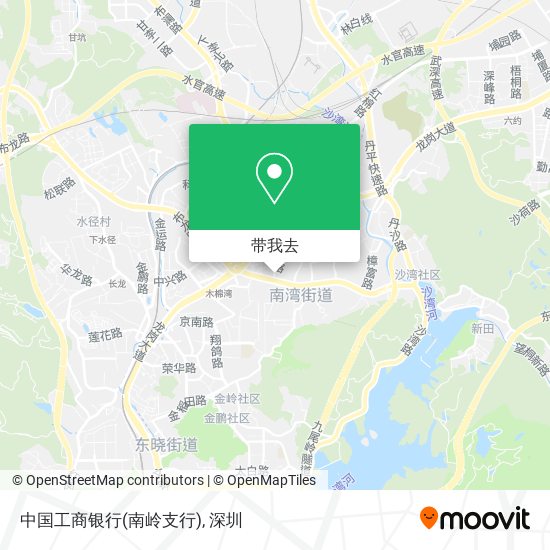中国工商银行(南岭支行)地图