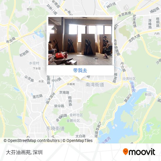 大芬油画苑地图