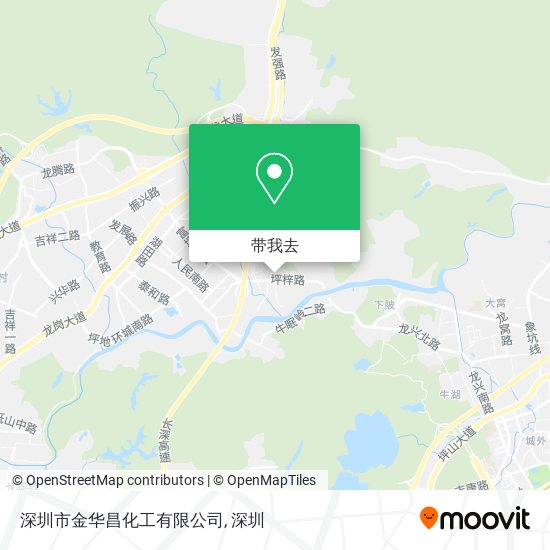 深圳市金华昌化工有限公司地图