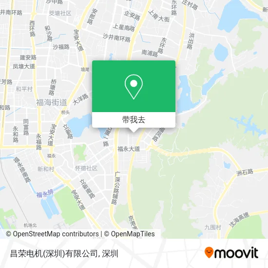 昌荣电机(深圳)有限公司地图