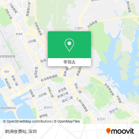 鹤洲收费站地图