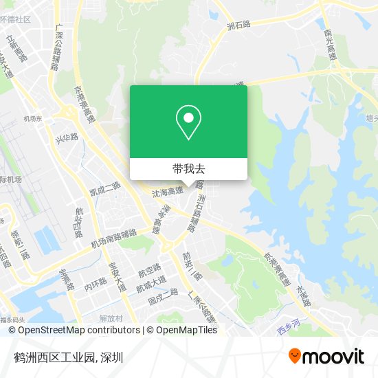 鹤洲西区工业园地图