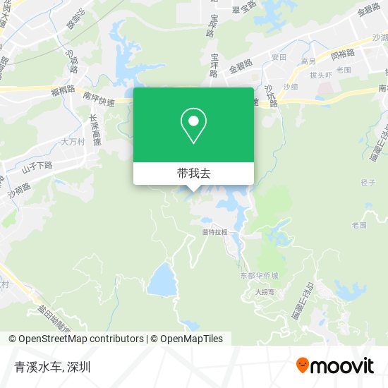 青溪水车地图