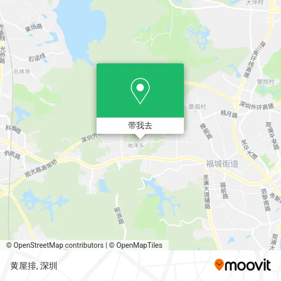 黄屋排地图