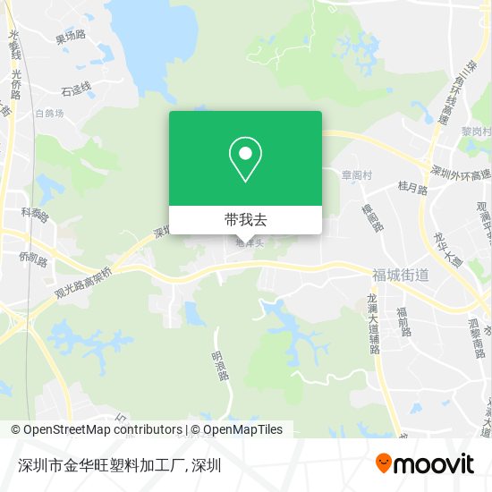 深圳市金华旺塑料加工厂地图